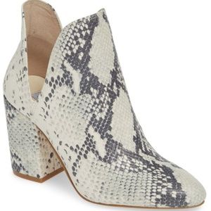 Snakeskin Booties